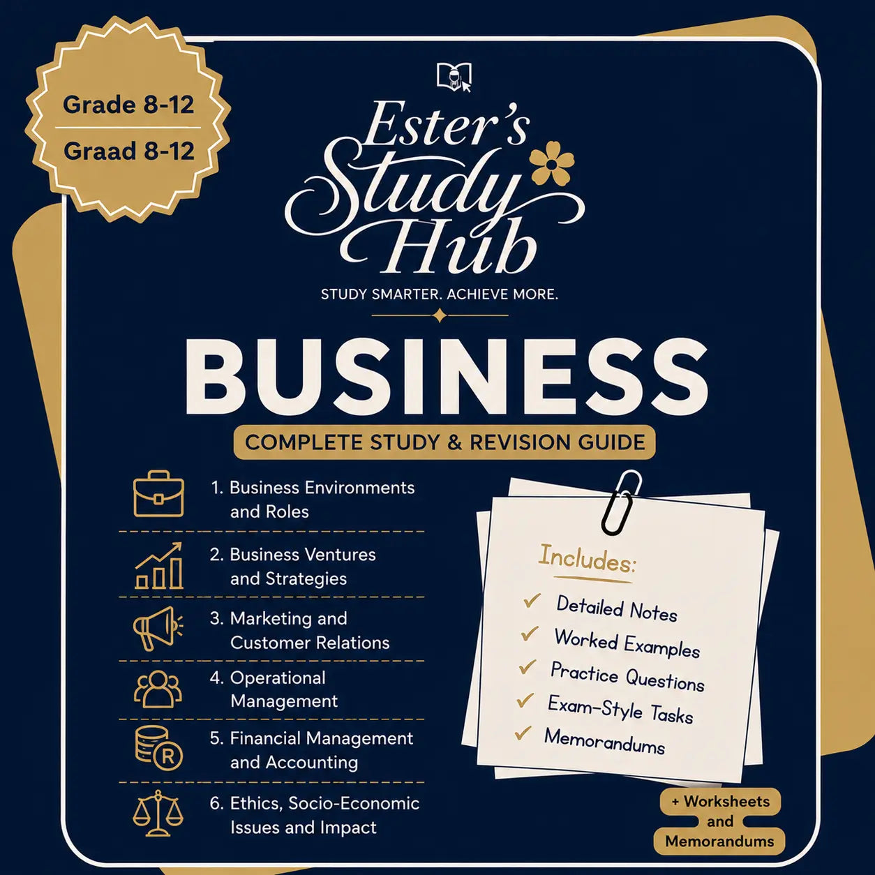 CAPS & IEB Business Studies Study Notes