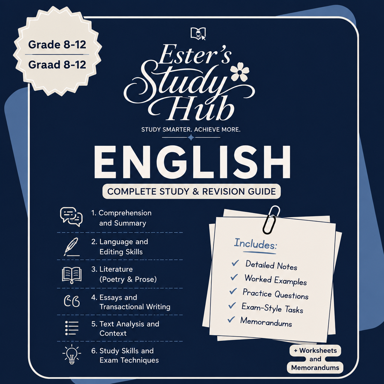 CAPS & IEB English Study Notes