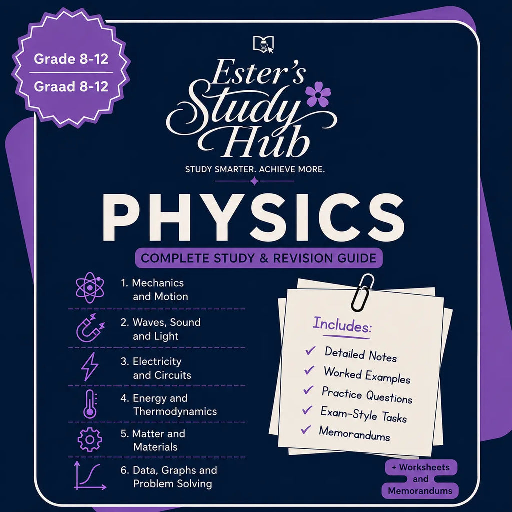 CAPS & IEB Physical Sciences Study Notes